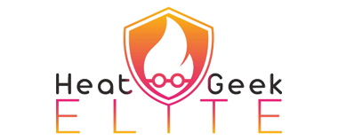the logo for Heat Geek Elite