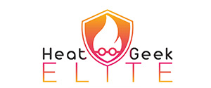 the logo for Heat Geek Elite